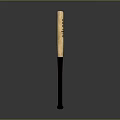 Wooden Household Tool With Black Handle And Viking Engraving For Daily Use