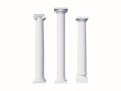 European Roman Column Component Column model