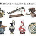 Modern New Chinese Style Decorative Ornament Set With Dragon Vases And Artistic Decorations