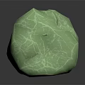 Natural Green Wood Stone Raw Material With Rough Surface Texture And Organic Shape
