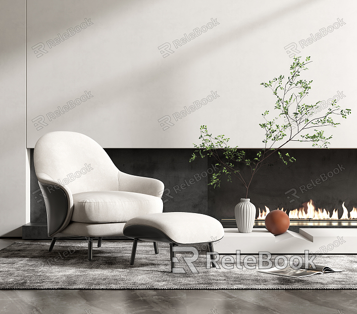 Modern Minotti Single Sofa model