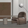 Modern single sofa 3d model