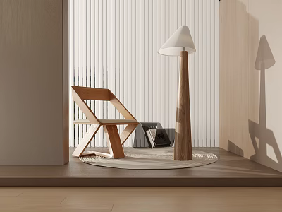 modern leisure chair 3d model