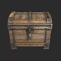 Rustic Vintage Wooden Storage Cabinet With Metal Hinges Lock And Classic Design