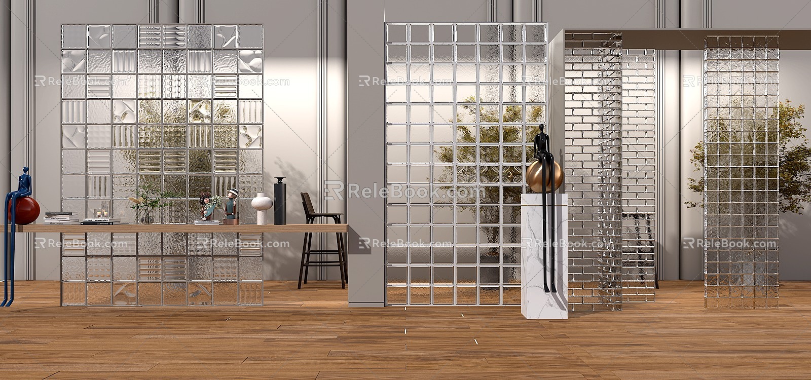 Style Glass Tile 3d model