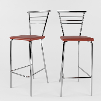 Modern Bar Chair 3d model