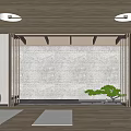 Modern Entertainment Room Interior Design With Open Layout Sofa TV And Game Area