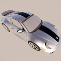 Porsche Classic sports car 3d model