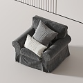 Modern Single Sofa 3d model