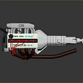 Toyota Automotive Mechanical Component With Red Cables White Body Connector Design