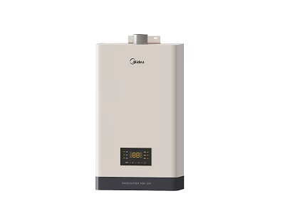Midea Home Gas Water Heater With Digital 3d model