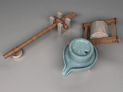 new chinese farm tools 3d model