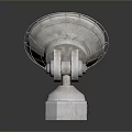 Industrial High Bay Lighting Fixture With Reflector And Stable Base