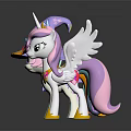 Colorful My Little Pony Toy Figures With Wings Horns And Different Characters