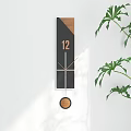 Modern clock wall clock 3d model