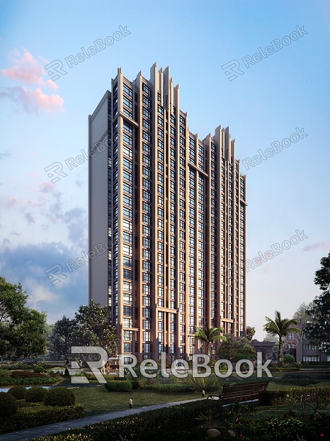 Jianou Residential Building High-rise Residential Building model