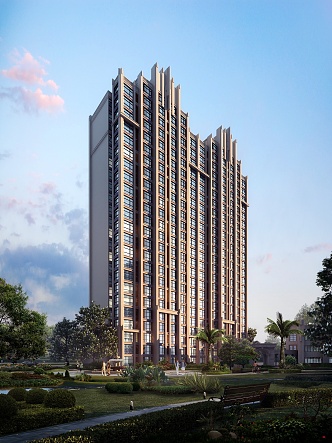 Jianou Residential Building High-rise Residential Building 3d model