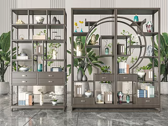 Antique Shelf 3d model