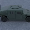 Green Military Tank Exterior Design Featuring Front Headlights And Large Off Road Tires