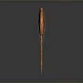 Wooden Comb With Arched Top And Crossed Metal Wire Decoration For Daily Use