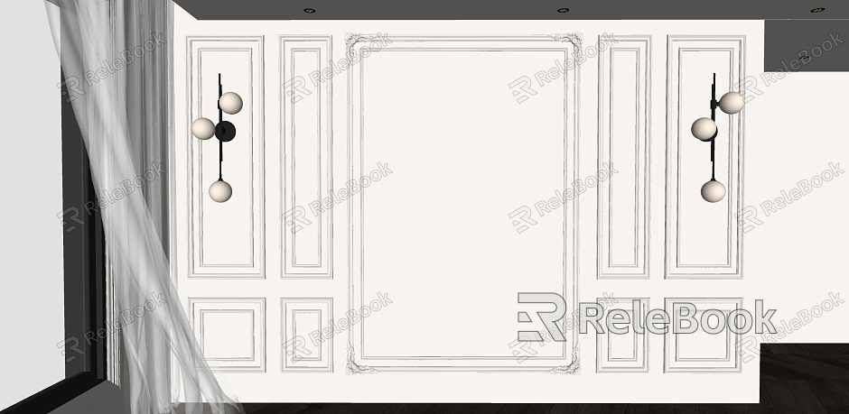 French plaster line plaster line combination model