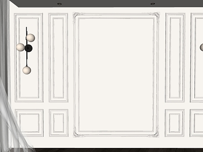 French plaster line plaster line combination model