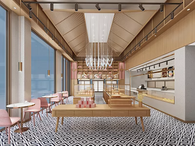 Light Luxury Sweet Shop 3d model