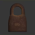 Vintage Rusty KALE Brand Padlock With Classic Design For Home Security