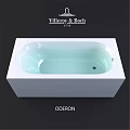 Villeroy & Boch ODERON Modern White Freestanding Bathtub With Sleek Design
