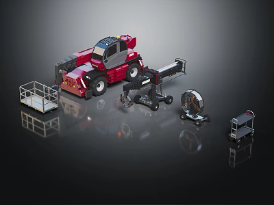 Modern Shooting Equipment Tools Film Shooting Equipment 3d model