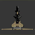laser tower turret turntable sci-fi tower defense game tower defense sci-fi turret game turret game turret 3d model