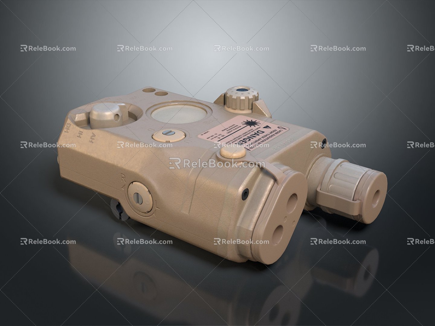 Infrared Steiner Laser Pistol Light Source Firearm Sight Firearm Device 3d model