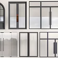 Various Modern Swing Door Designs With Glass Panels And Frame Styles