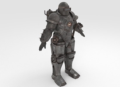 Steel Armor Combat Armor Power Armor 3d model