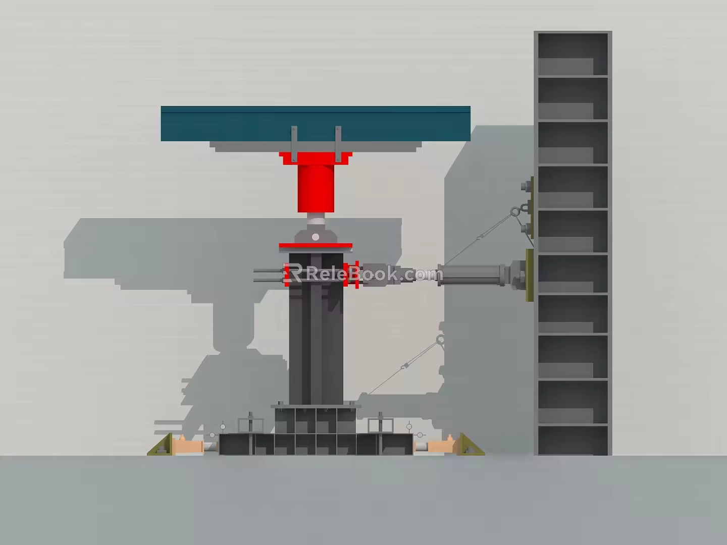 Wet stability testing equipment 3d model