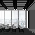 Modern Lecture Hall 3d model