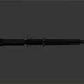 Modern Tactical Rifle With Metal Finish Black Magazine And Rail System For Tactical Shooting