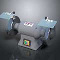 JET Bench Grinder With Dual Grinding Wheels Metal Guards And Control Panel
