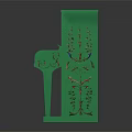 Green Decorative Piano With Painted Floral Art And Musical Design Elements