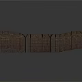 Woven Rattan Fence Panels In Various Shapes For Garden Partition