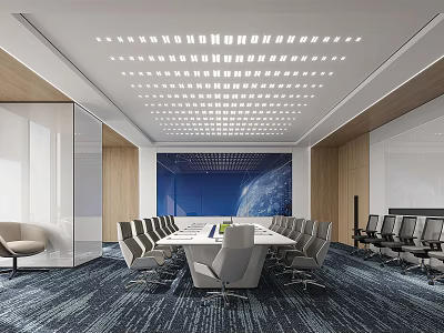 Modern Conference Room 3d model