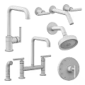 Black Modern Faucets For Kitchen Bathroom And Shower With Sleek Design