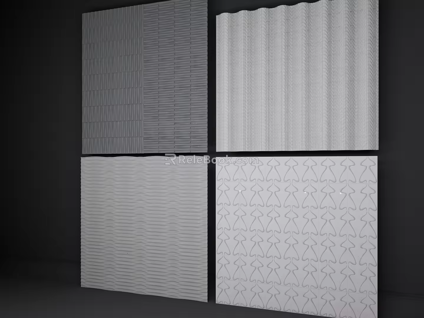 Wall Trim Panel SU Model 3d model