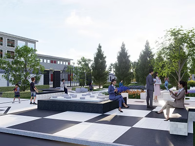 Outdoor Activities Park 3d model