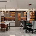 Modern Duplex Living Room Interior With Marble Feature Wall TV Unit And Chandelier