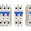 Modern air switch circuit breaker leakage protector electrical switch fuse switch 3d model