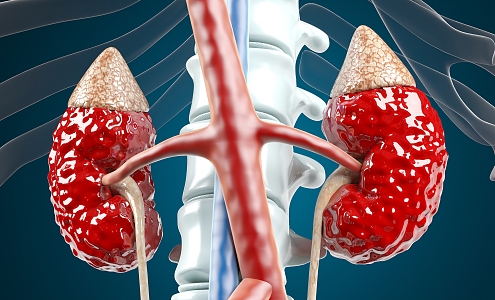 Modern nephropathy Nephropathy Renal failure 3d model