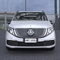 White Mercedes MPV With Modern Front Grille And Sleek Exterior Design