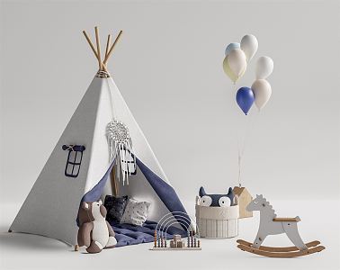 Children's tents Modern tents 3d model