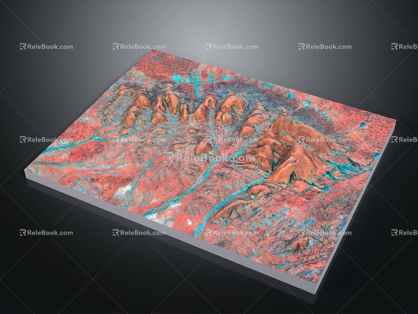 Geography, topography, mountain shape, ridge, ridge, valley, mountain range, canyon, geomorphology, mountain peak, mountain body 3d model